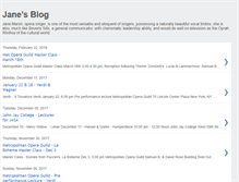 Tablet Screenshot of blog.janemarsh.com